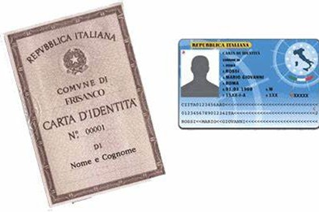 rilascio carte di identità - Nuova disposizione decorrente dal 01.02.2023